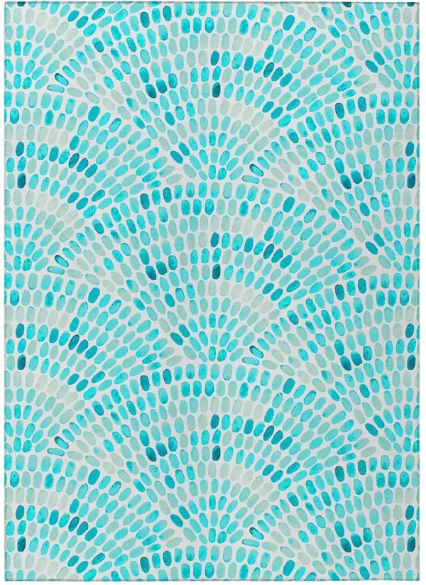 Seabreeze SZ7 Teal 5' x 7'6" Rug