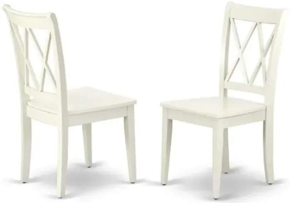 Dining Chair Linen White, CLC-LWH-W