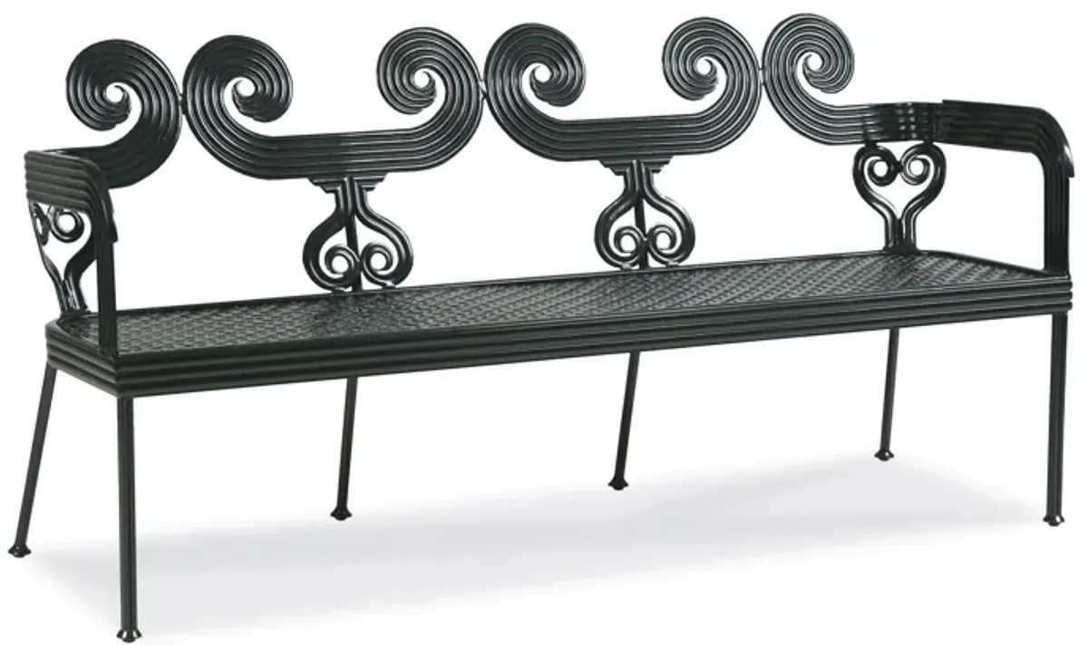 Augustine Scrolled Bench