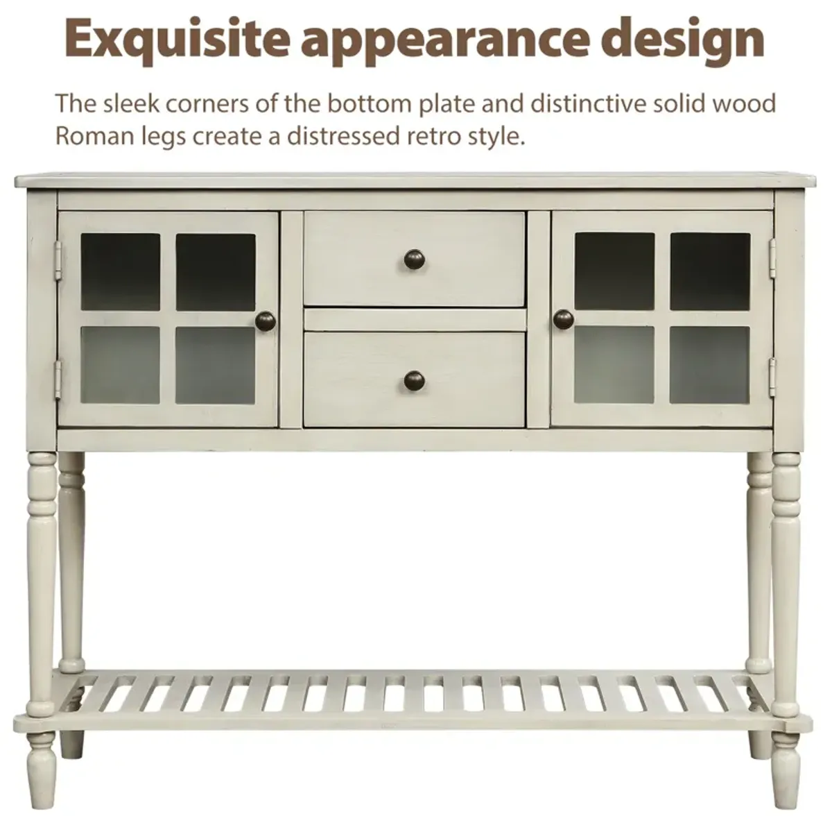 Merax Buffet Storage Cabinet Console Table