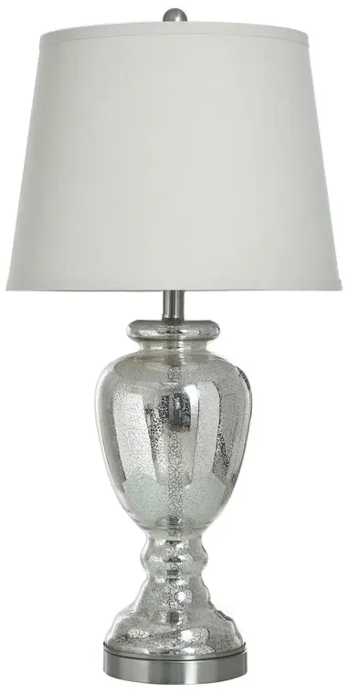 Silverleaf Mercury Glass Lamp