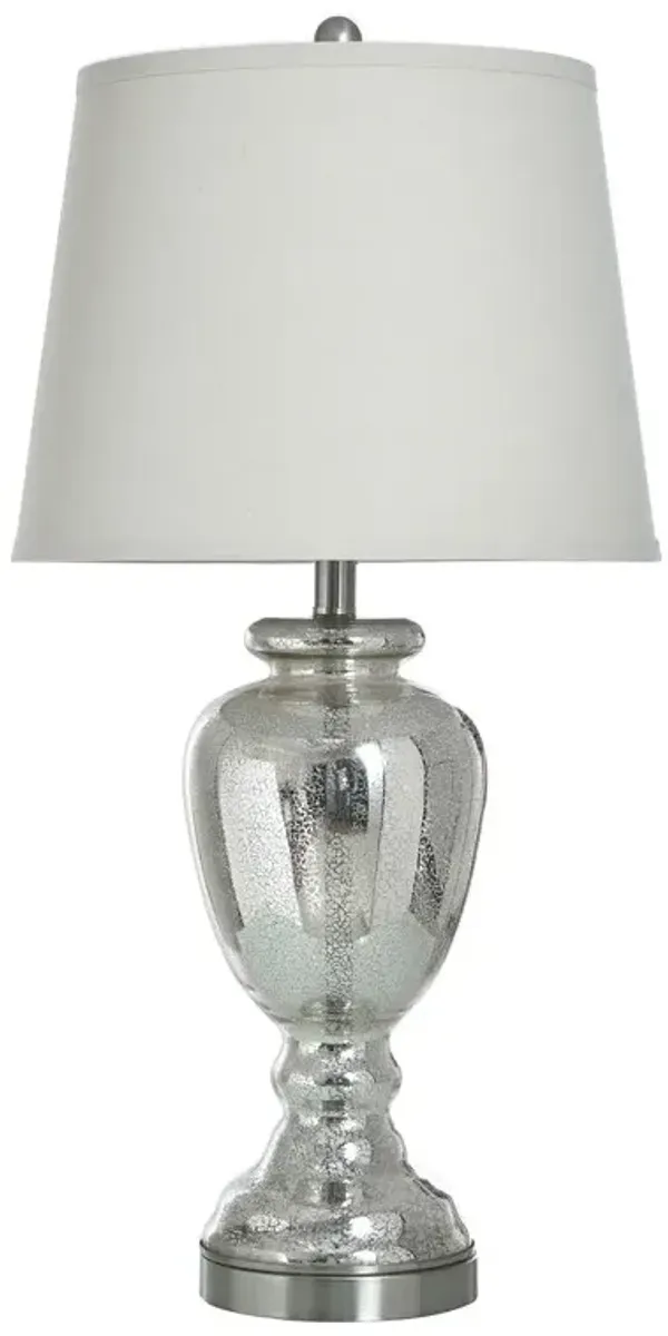 Silverleaf Mercury Glass Lamp