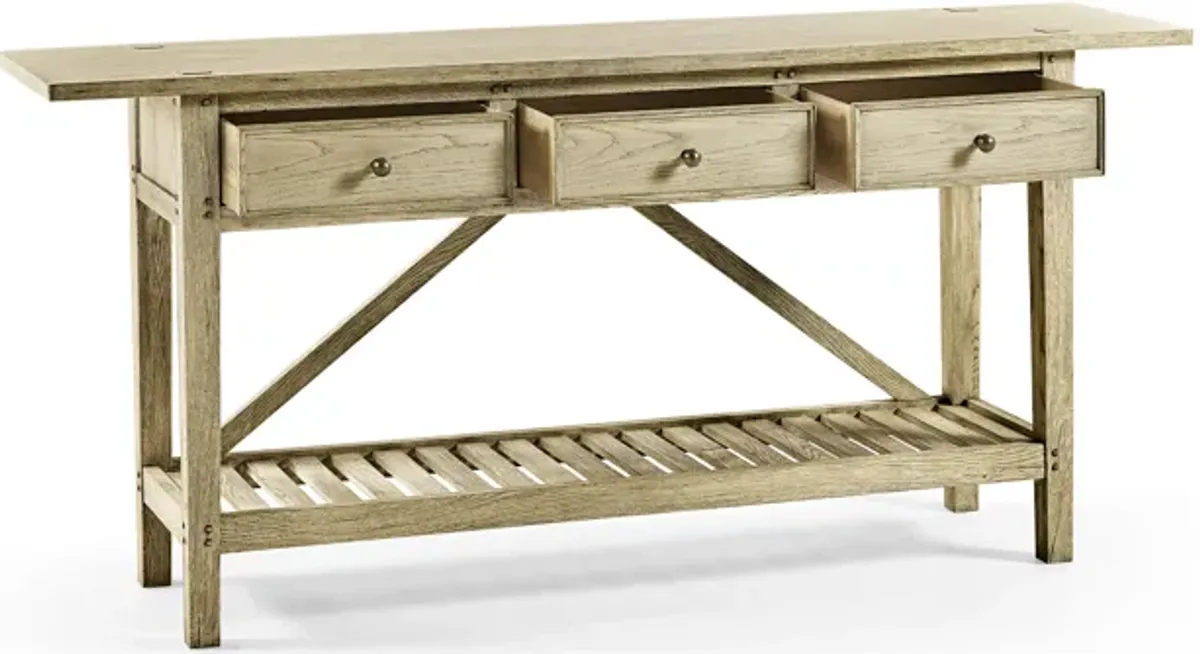 Inclination Rustic French Console Table