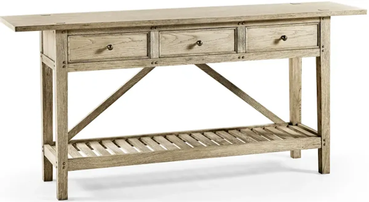 Inclination Rustic French Console Table