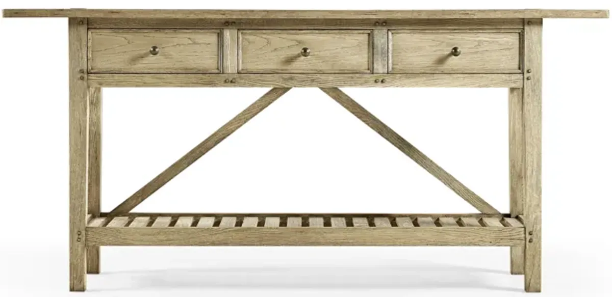 Inclination Rustic French Console Table