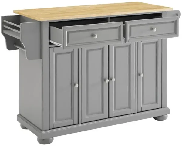 Crosley Furniture Alexandria Wood Top Kitchen Island/Cart