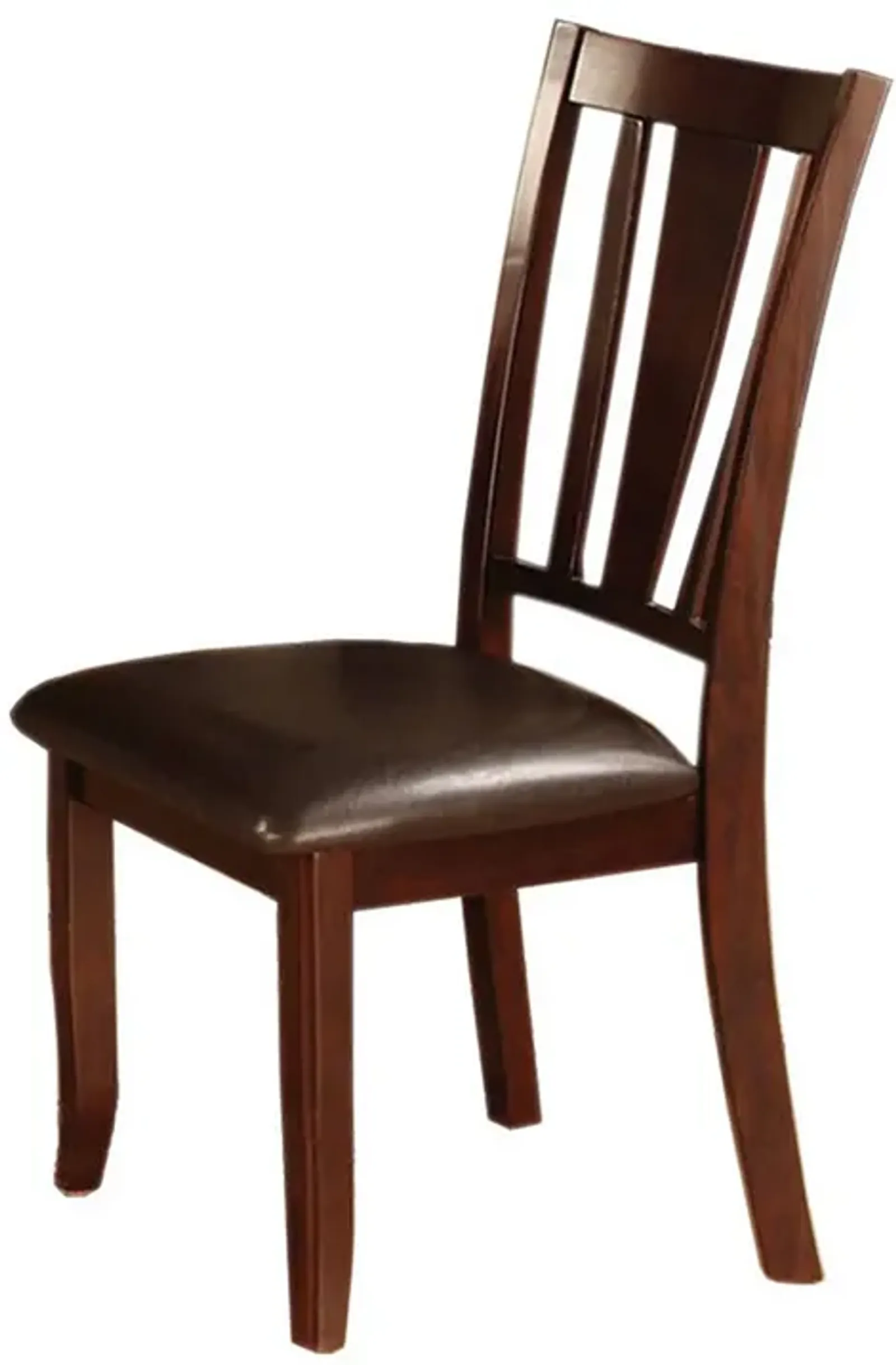 Edgewood I Transitional Side Chair, Expresso Finish, Set of 2-Benzara