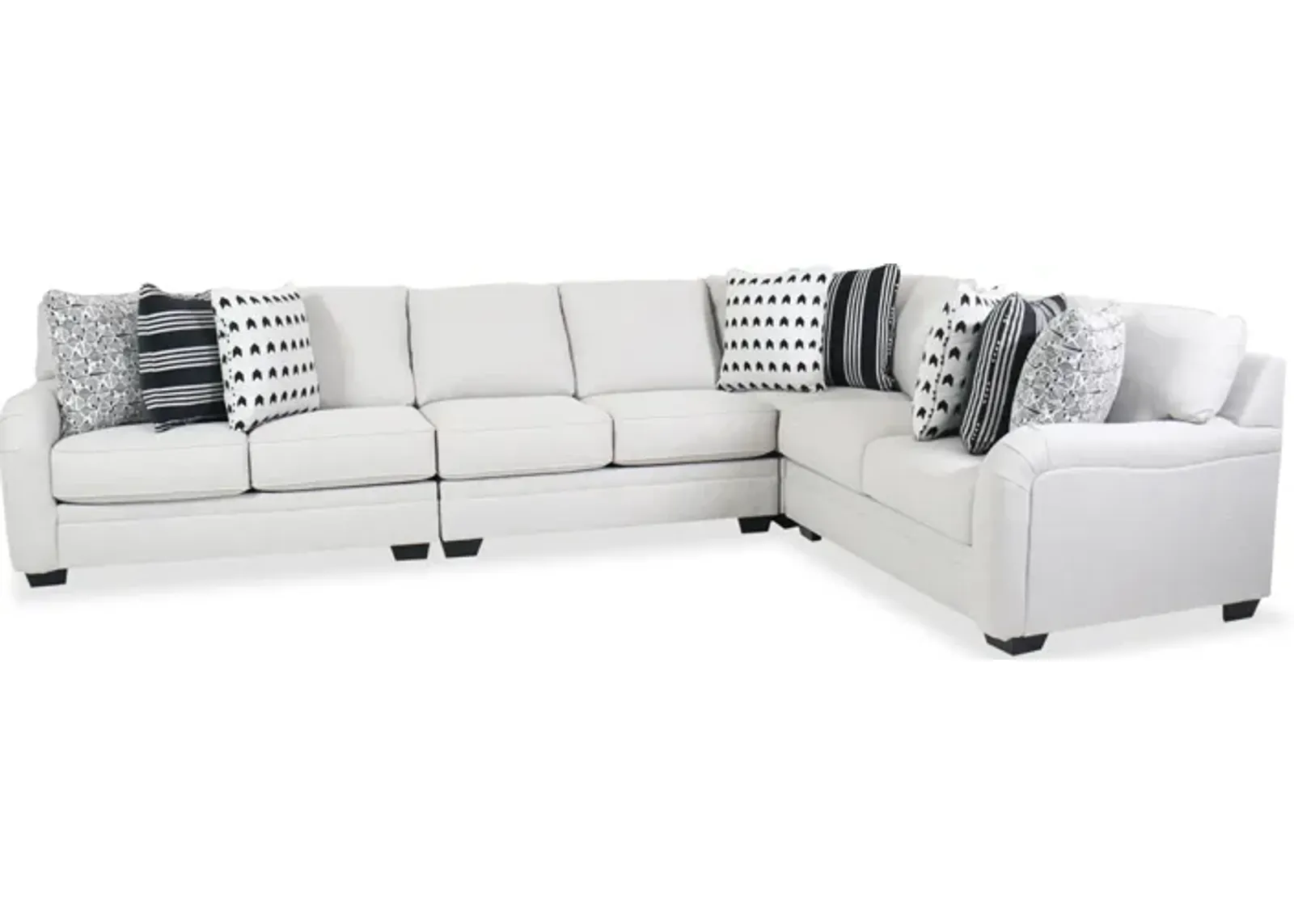 Huntsworth Gray 4-Piece Sectional