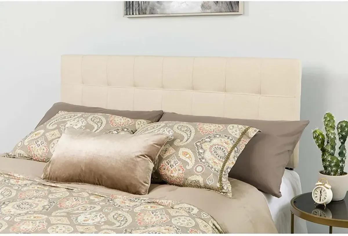 Hivvago Fabric Box-Stitch Upholstered Headboard