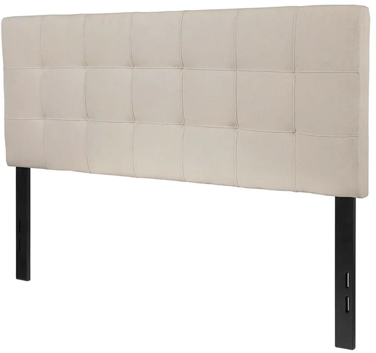 Hivvago Fabric Box-Stitch Upholstered Headboard