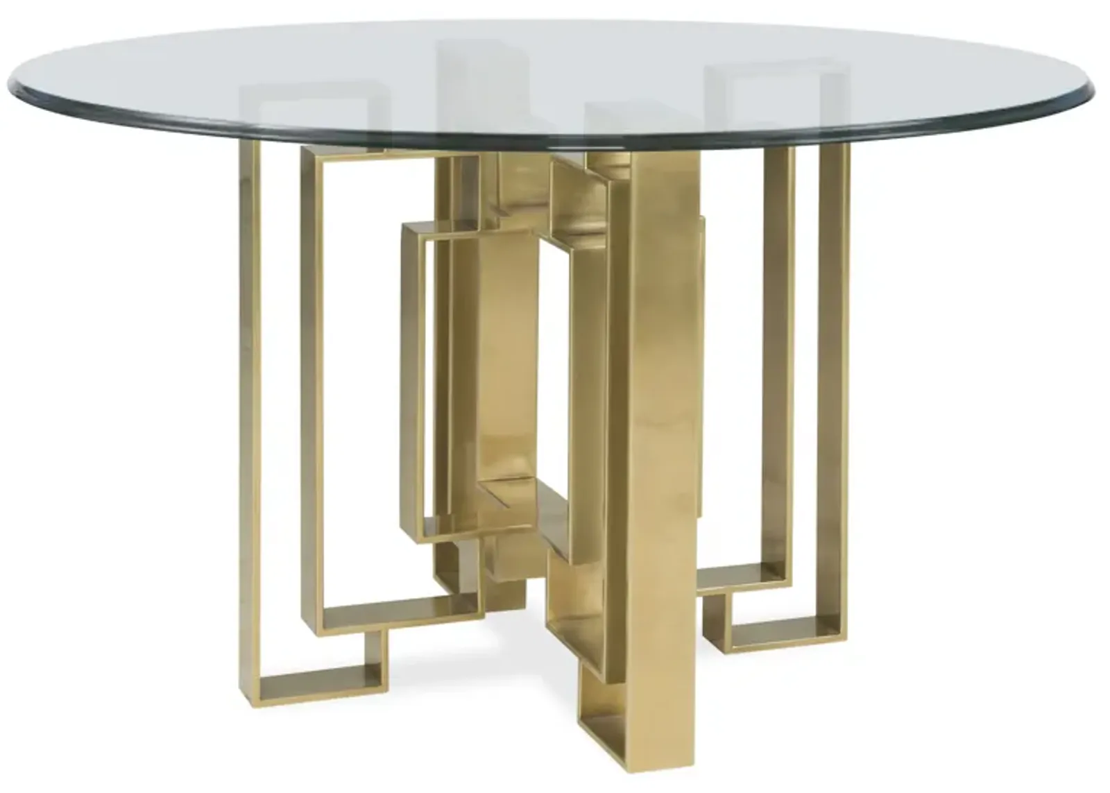 Metal Dining Table Base Brass