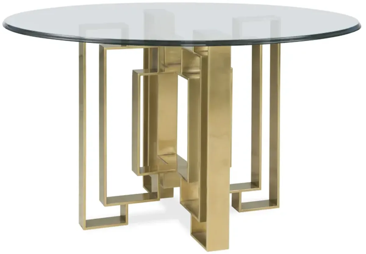 Metal Dining Table Base Brass