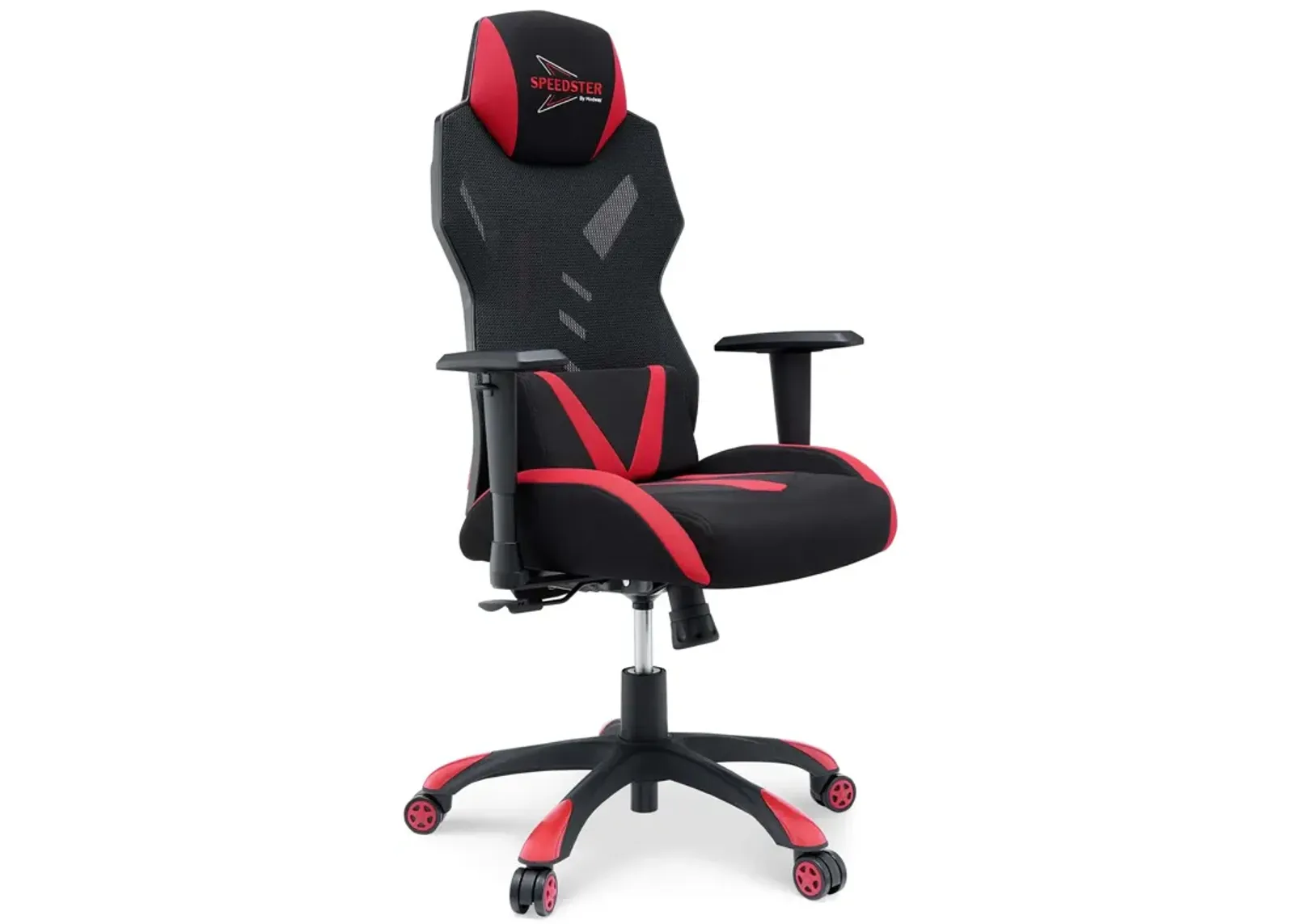 Modway Furniture - Speedster Mesh Gaming Computer Chair Black Red