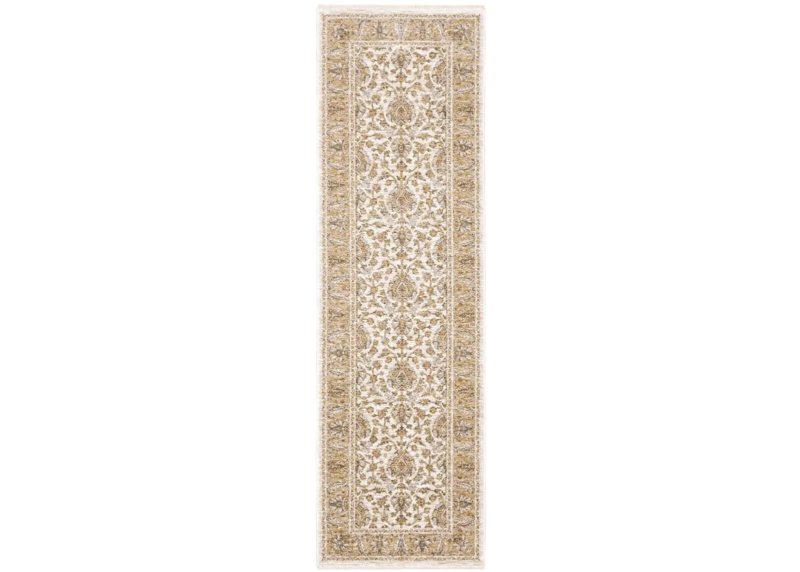 Maharaja 2'3" x 7'6" Ivory Rug