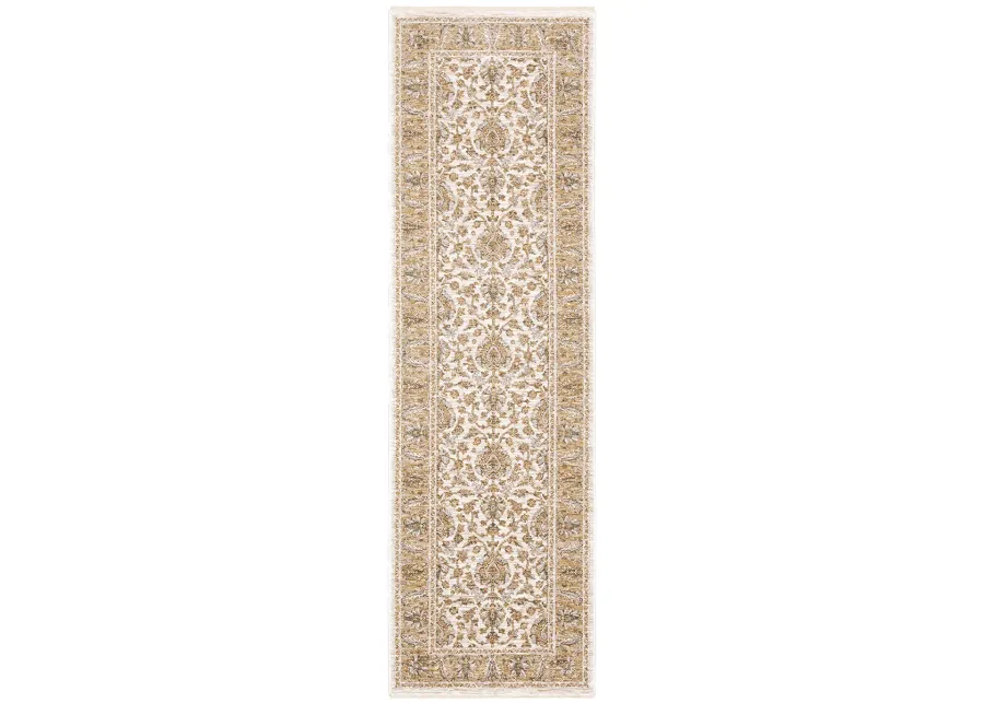 Maharaja 2'3" x 7'6" Ivory Rug