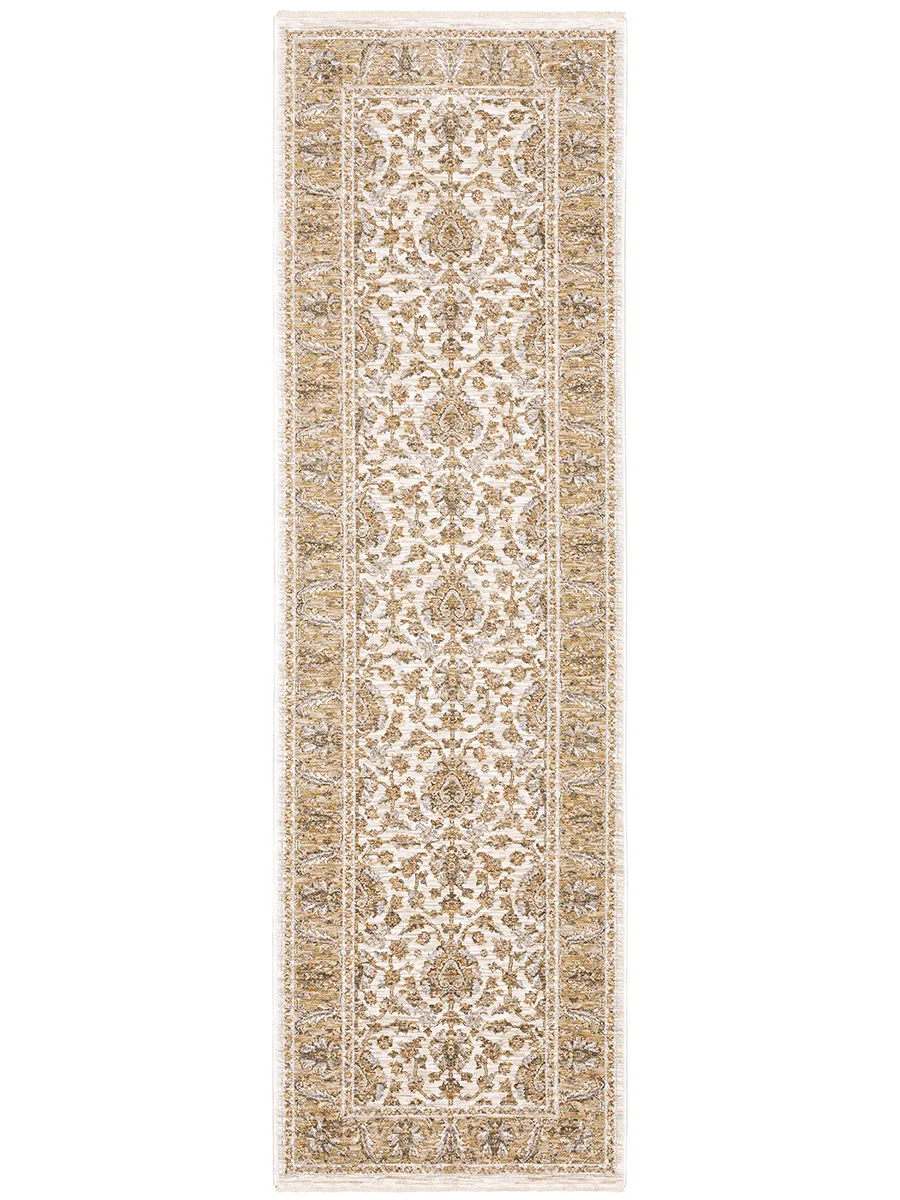 Maharaja 2'3" x 7'6" Ivory Rug