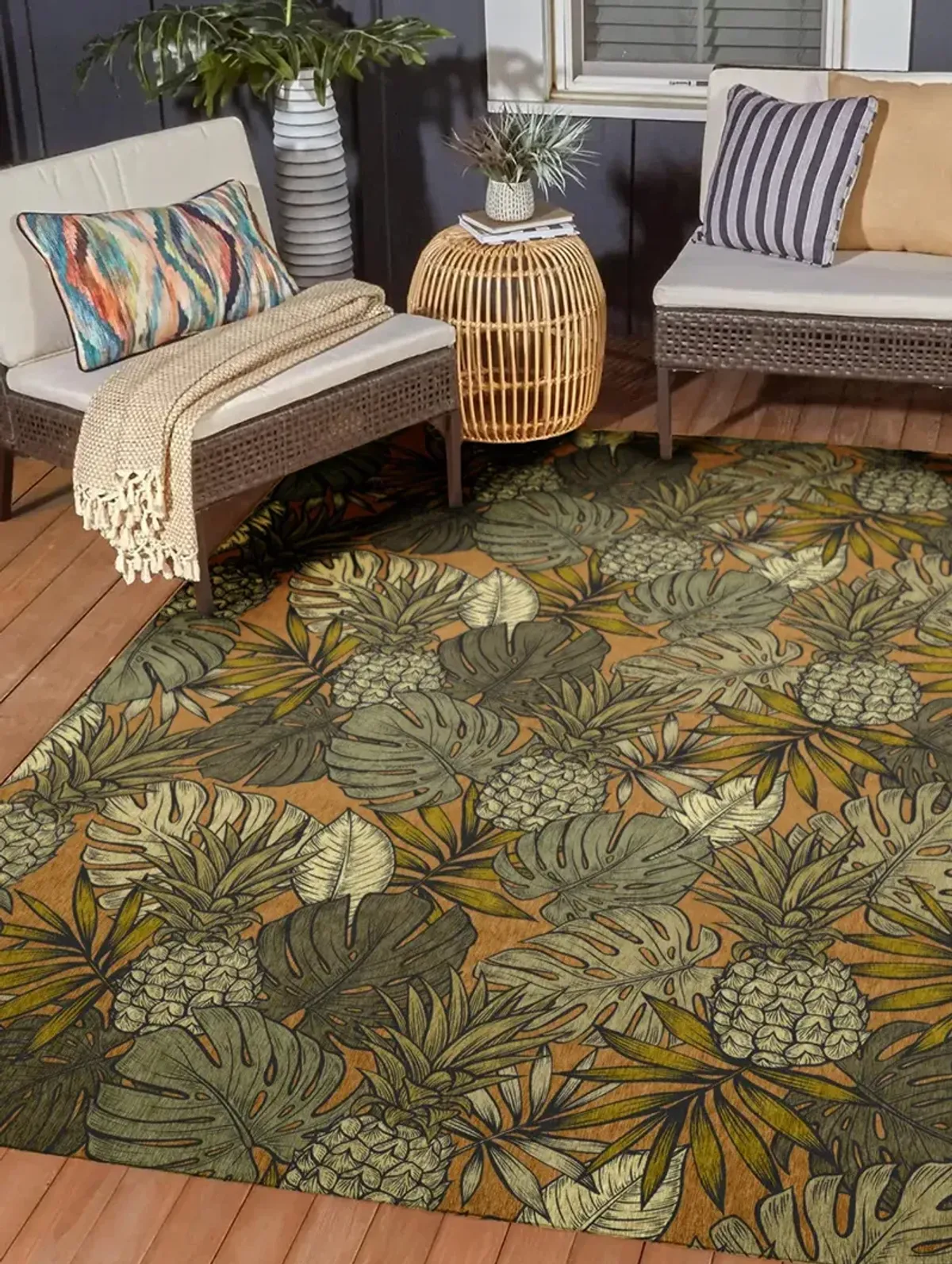 Tropics TC11 Clay 9' x 12' Rug