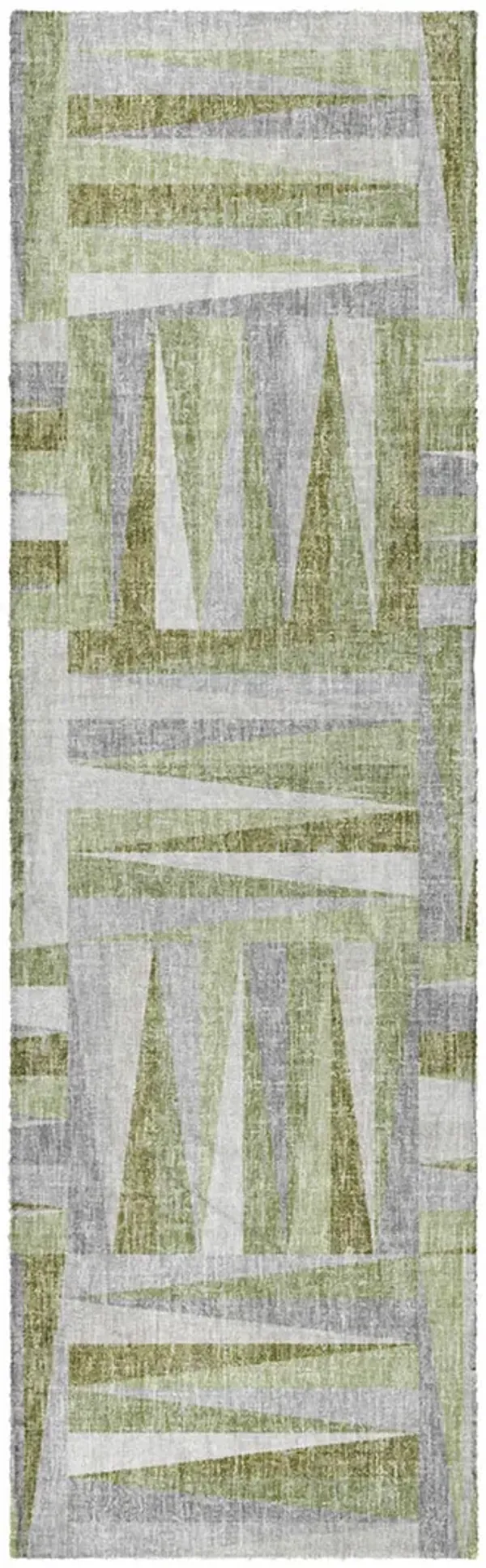 Lorenzo LN2 Green 2'3" x 7'6" Rug