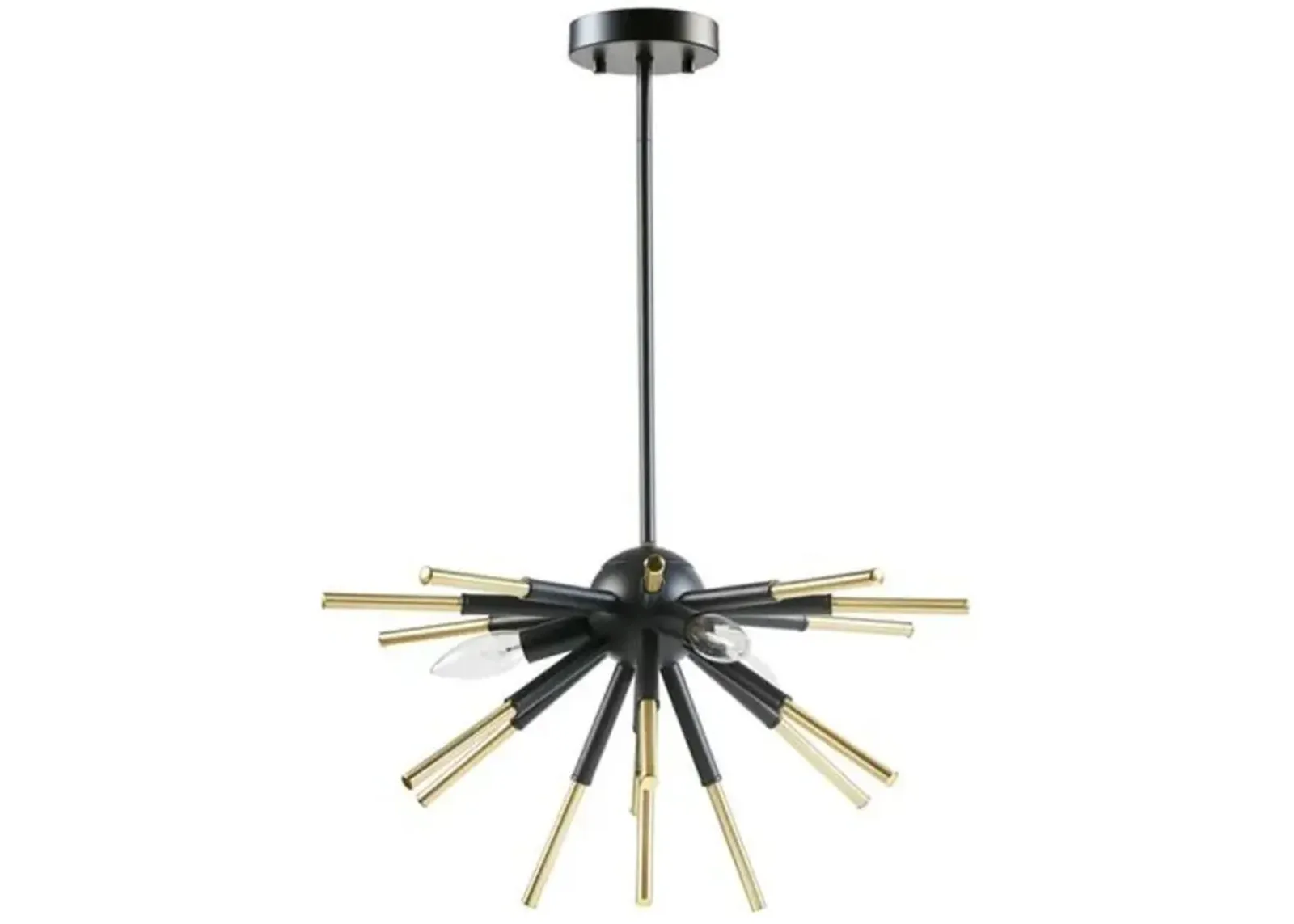 Belen Kox Geometric Black/Gold Adjustable Chandelier, Belen Kox