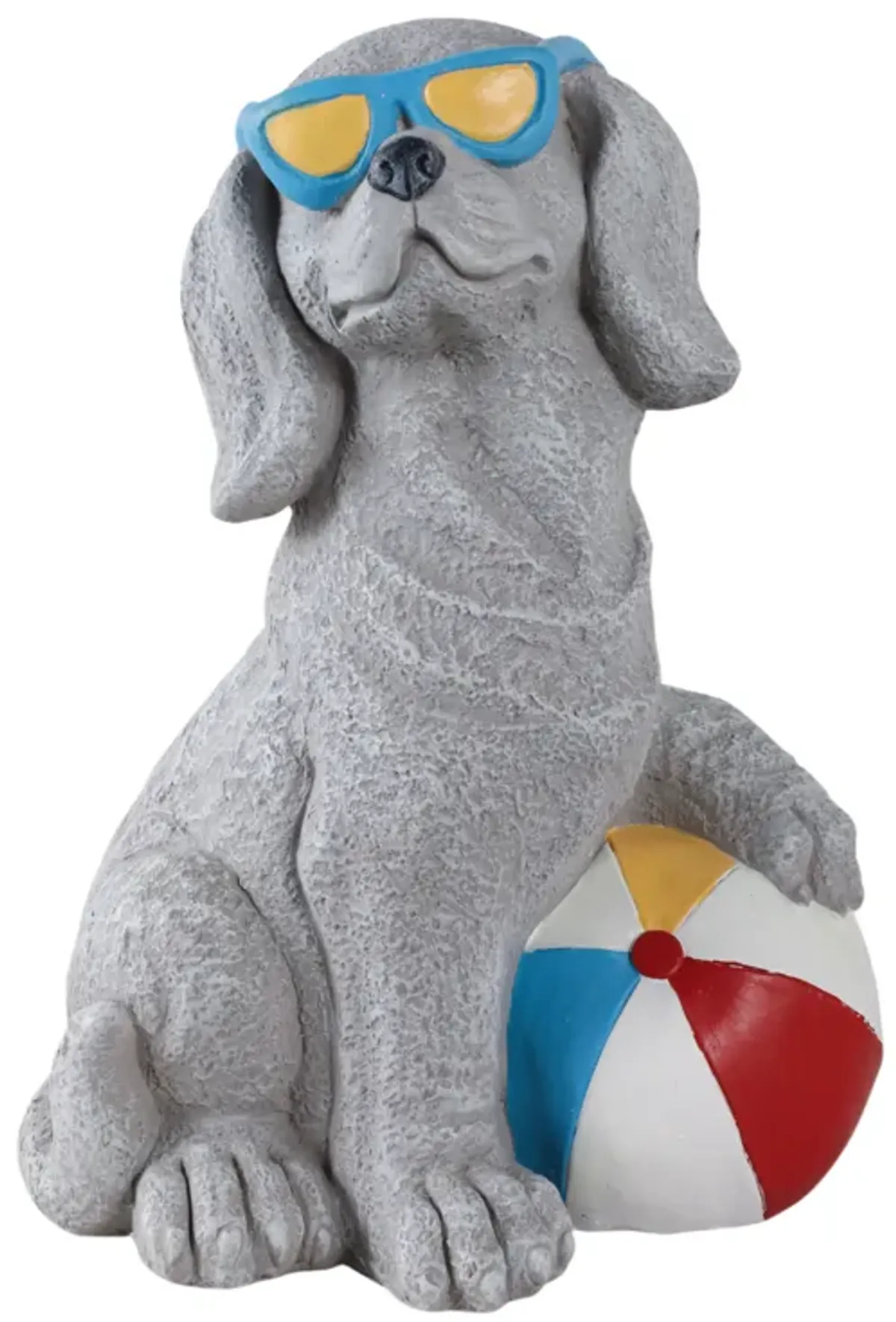 Beach Dog Garden Statue