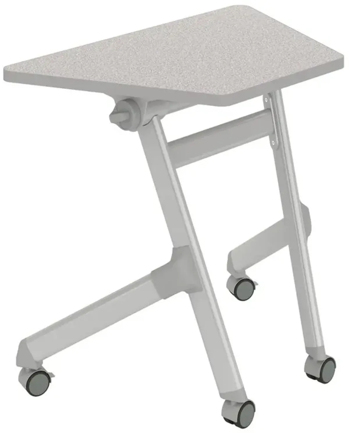 Learn Nesting Trapezoid Desk - Gray