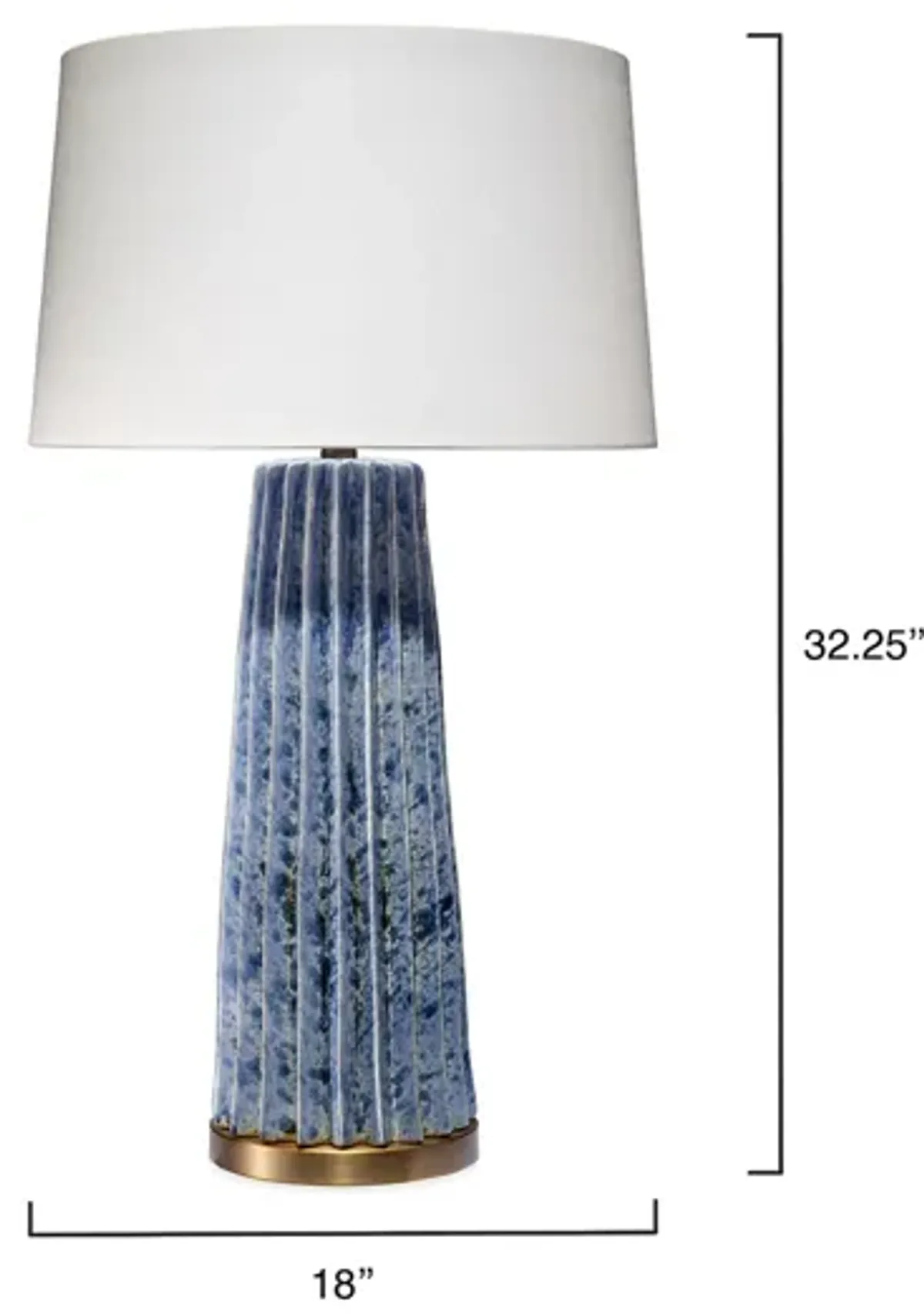 Pleated Table Lamp