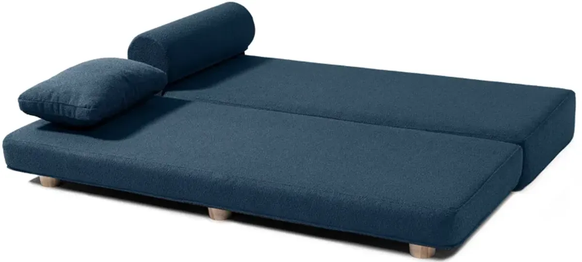 Jaxx Avida Daybed � Fold Out Queen Sleeper � Premium Boucle: Sleek and Modern Lounge for Relaxing and Overnight Guests