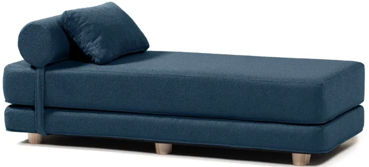 Jaxx Avida Daybed � Fold Out Queen Sleeper � Premium Boucle: Sleek and Modern Lounge for Relaxing and Overnight Guests