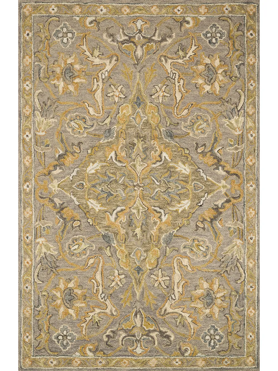 Victoria VK04 Grey/Multi 7'9" x 9'9" Rug