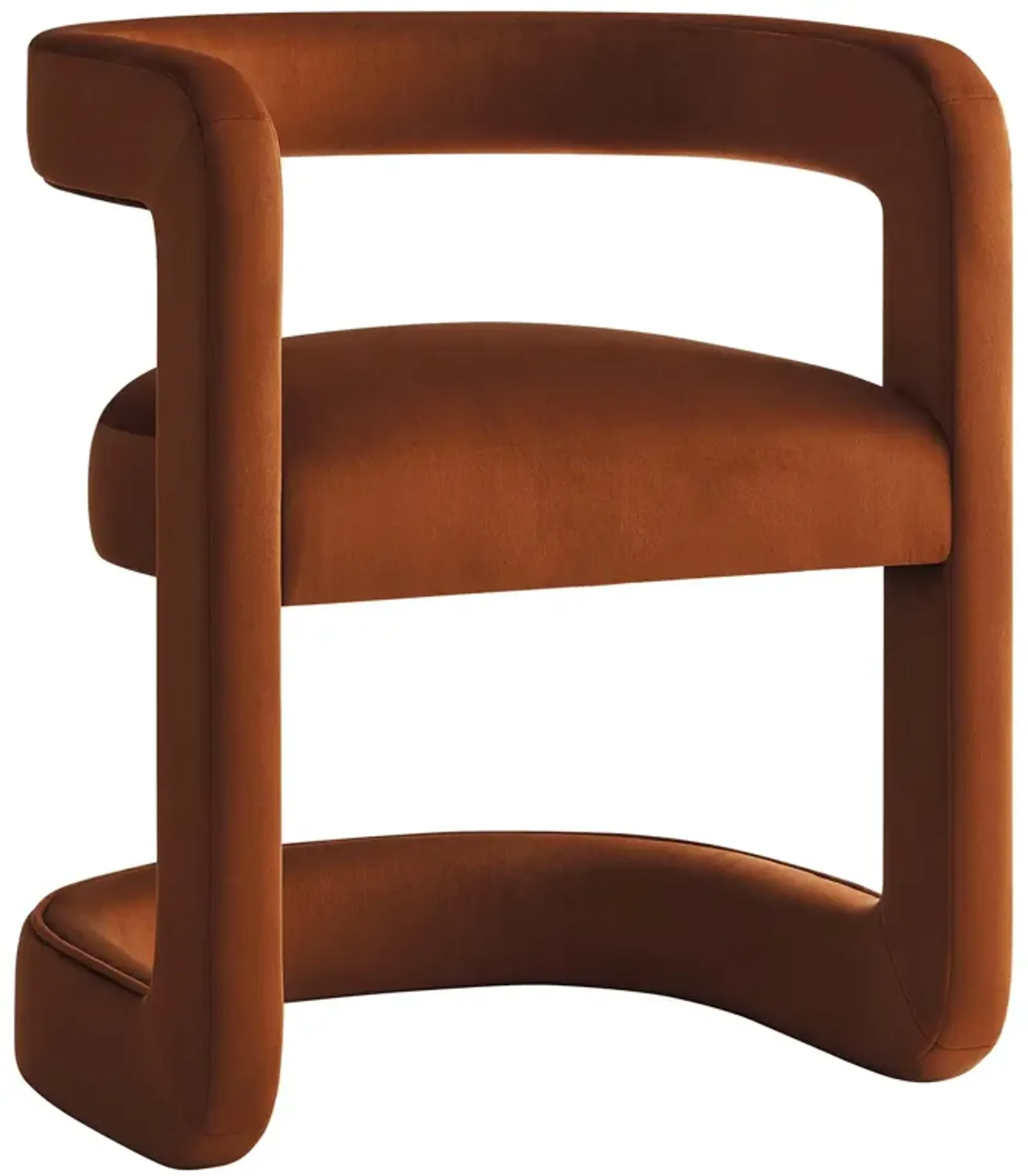 Winslow Performance Velvet Barrel Accent Chair