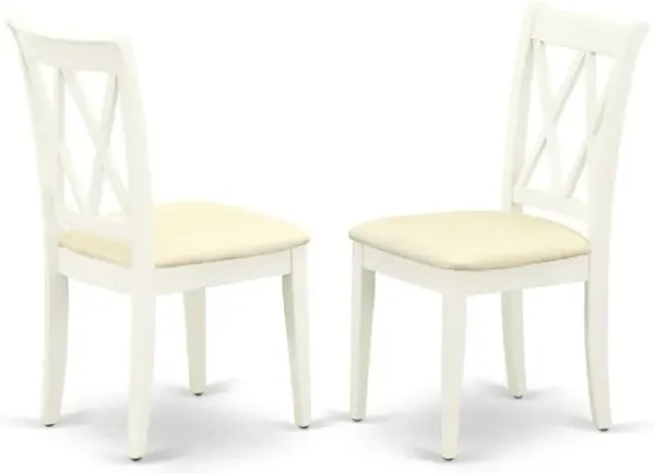 Dining Chair Linen White, CLC-LWH-C
