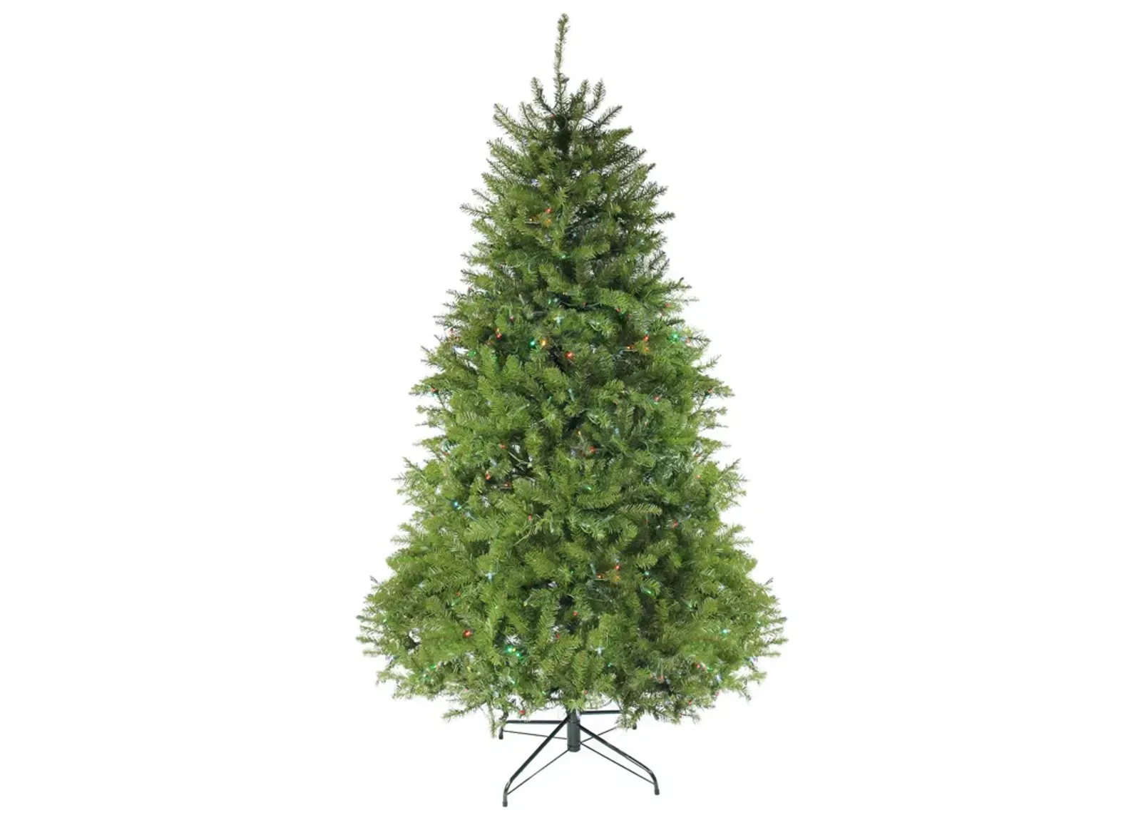 7.5 ft Pre-Lit Full Northern Pine Artificial Christmas Tree - Multicolor Lights