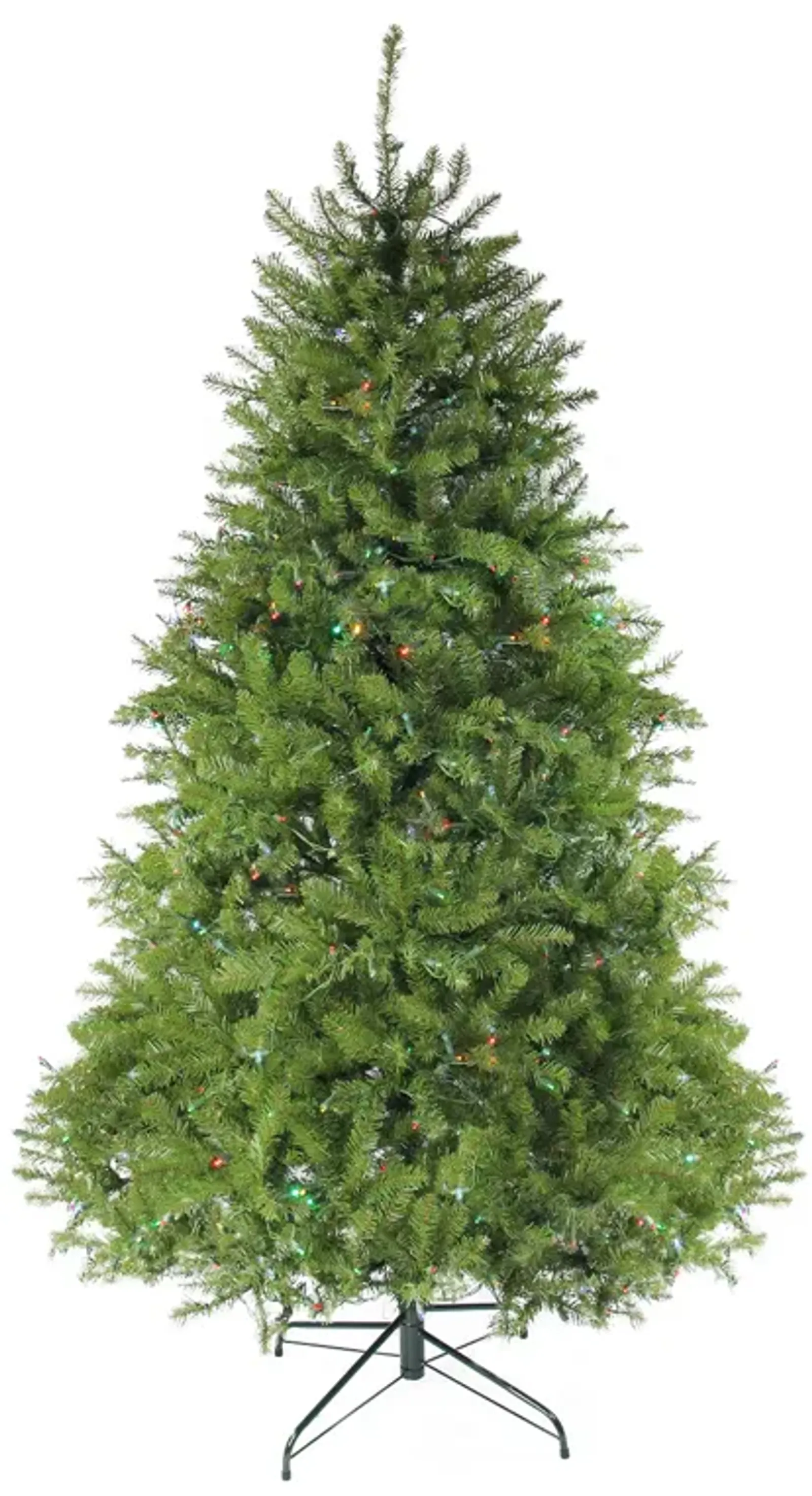 7.5 ft Pre-Lit Full Northern Pine Artificial Christmas Tree - Multicolor Lights