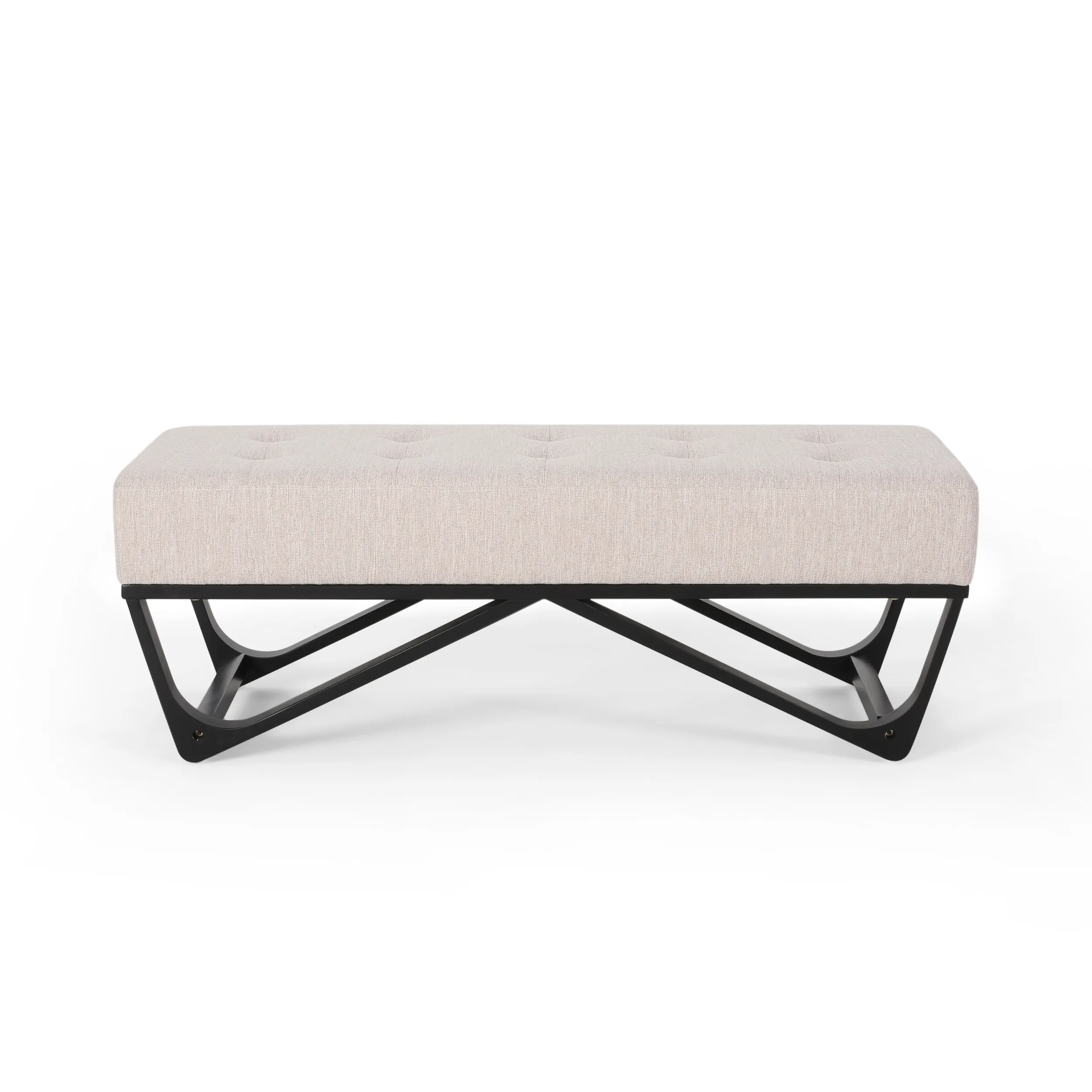 Merax Button-Tufted Ottoman Bench