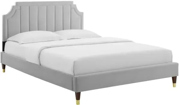 Modway - Sienna Performance Velvet Queen Platform Bed