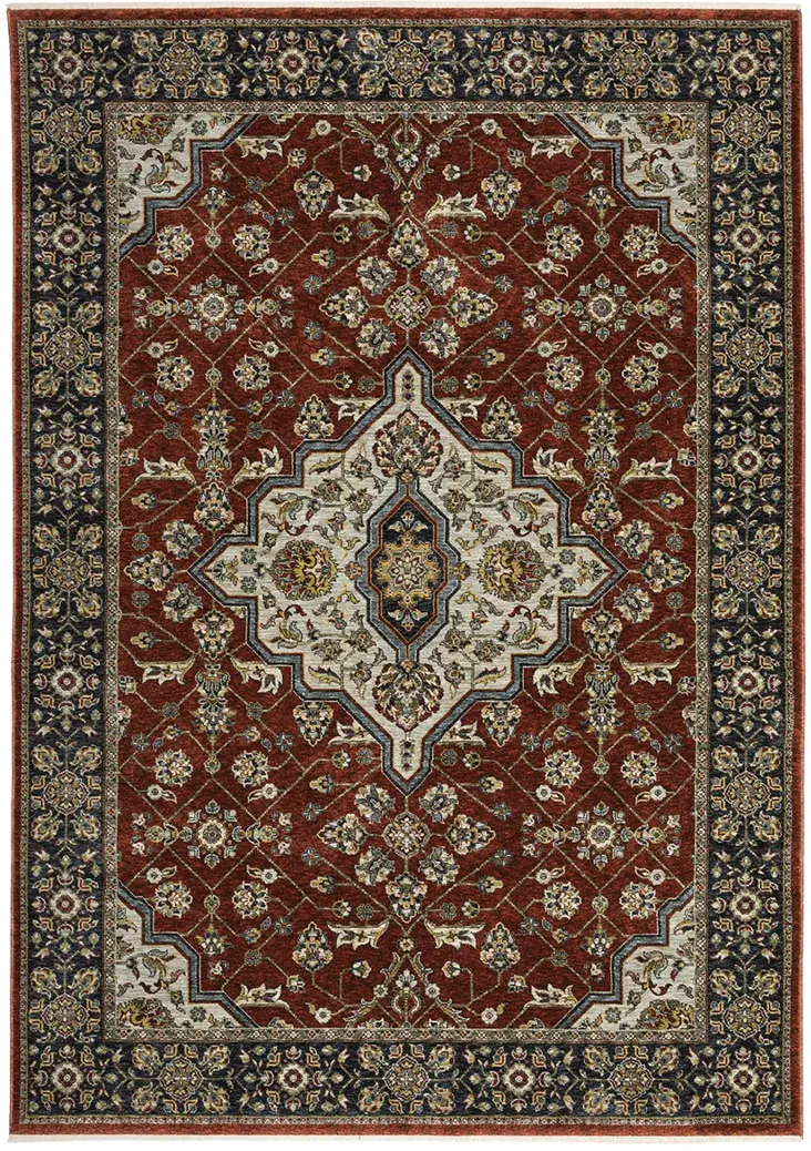 Aberdeen 5'3" x 7'6" Red Rug