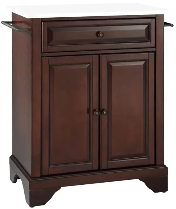 Crosley Furniture Lafayette Stone Top Portable Kitchen Island/Cart