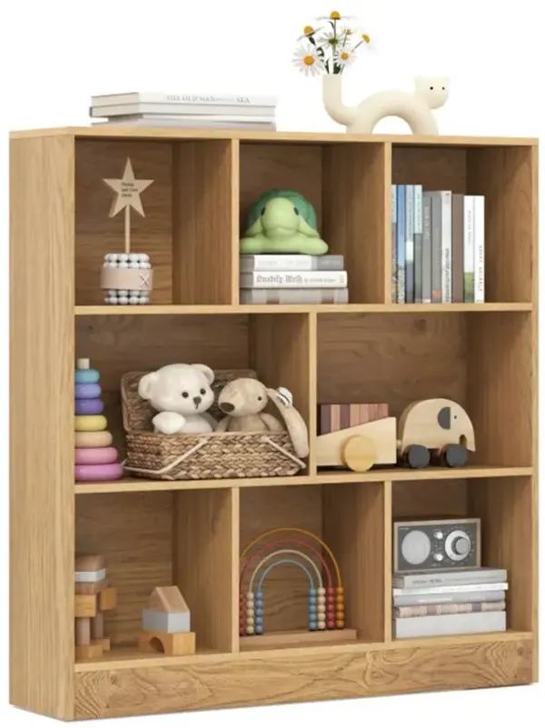 Hivvago 8-Cube Freestanding Bookcase for Kids