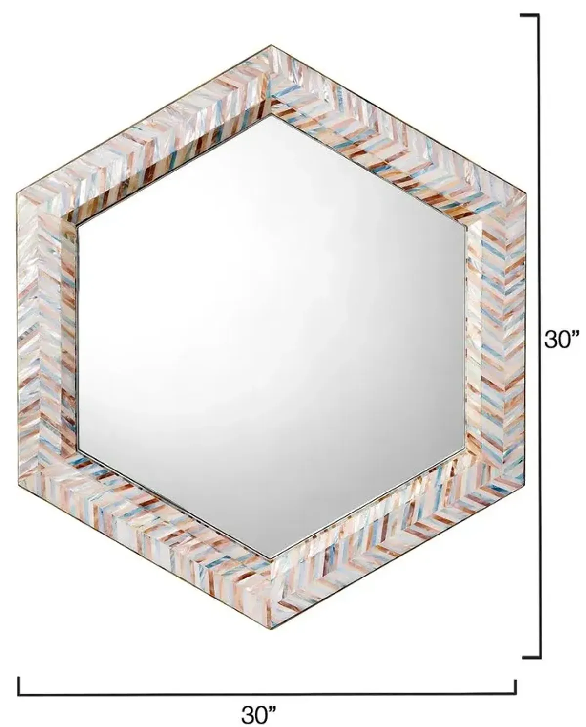 Academy Hexagon Mirror