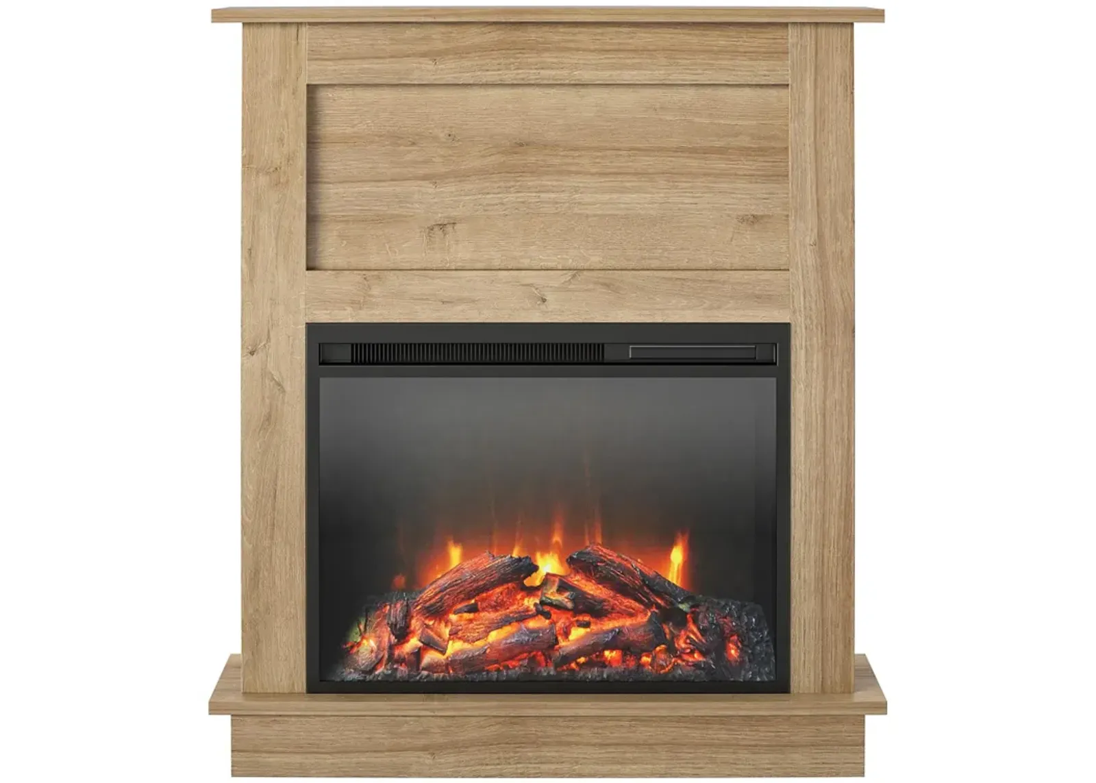 Ameriwood Home Ellsworth Fireplace Space Heater with Mantel