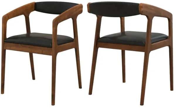 Upholstered Armchairs Set of 2 with Cozy Backrest and Padded Seat Cushion