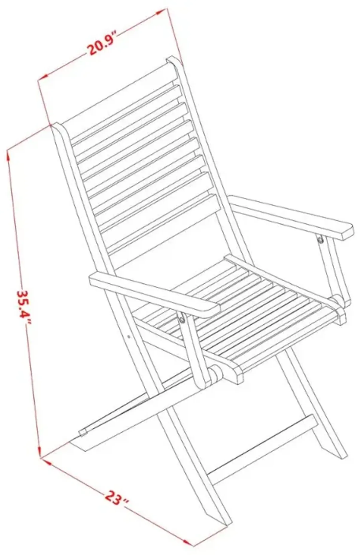 Wooden Patio Set Natural Oil