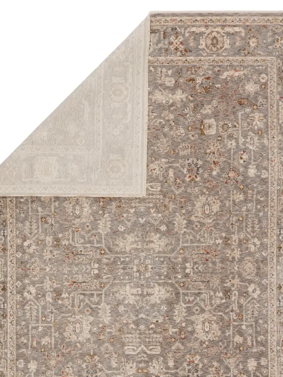 Valentia Amaris Gray 3' x 8' Runner Rug