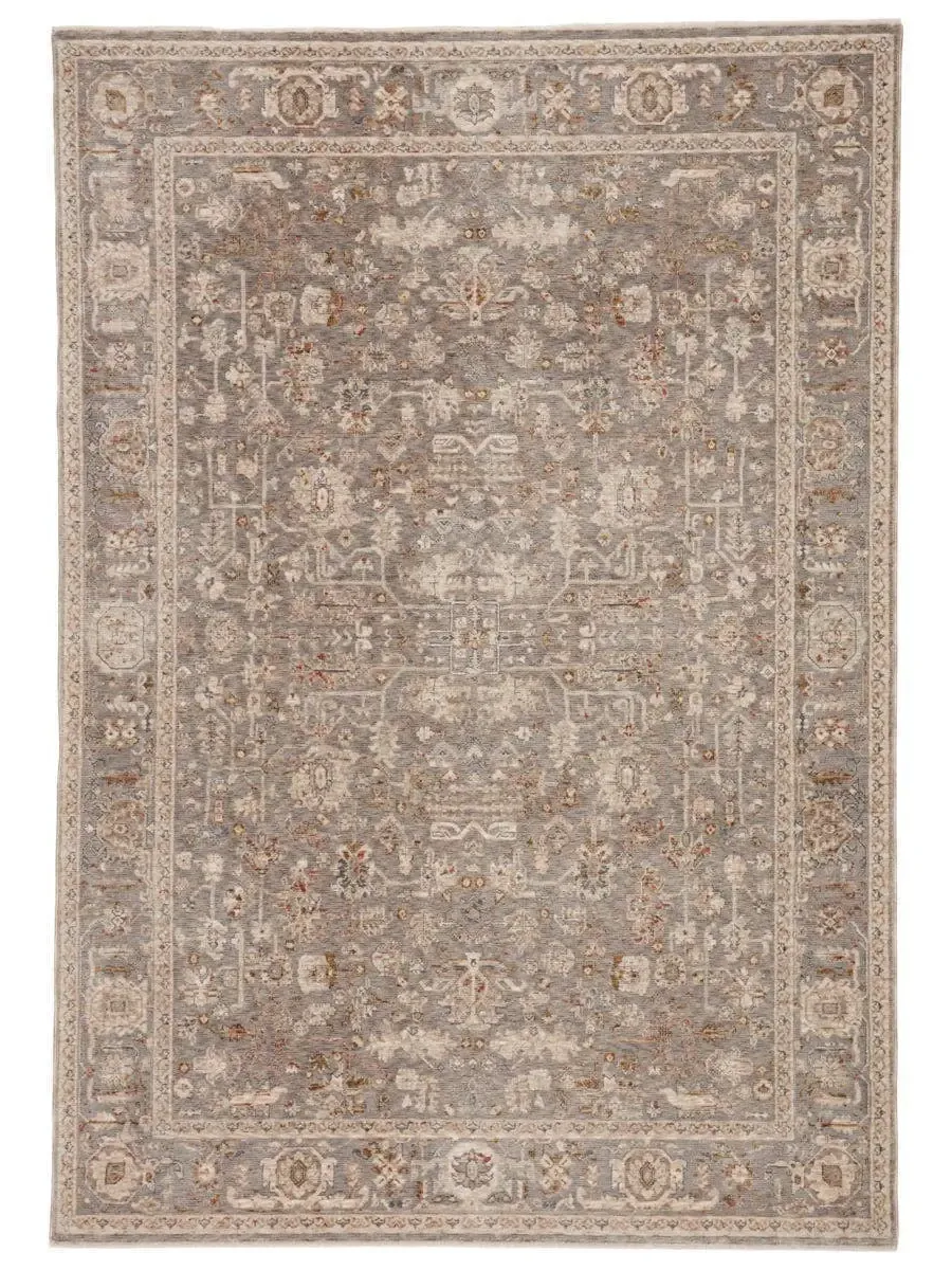 Valentia Amaris Gray 3' x 8' Runner Rug