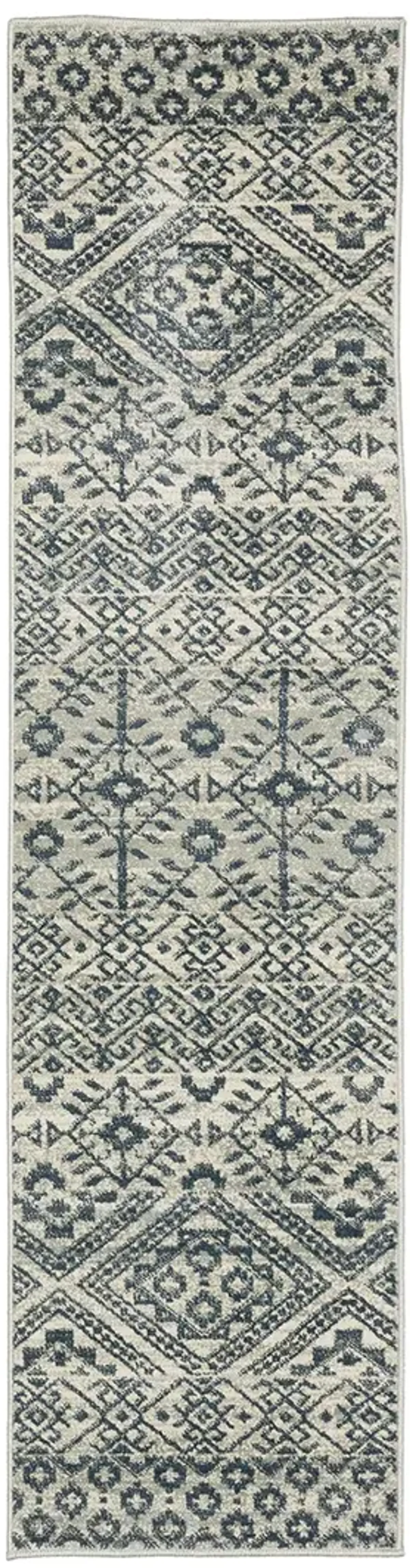 Branson 1'10" x 7'3" Blue Rug