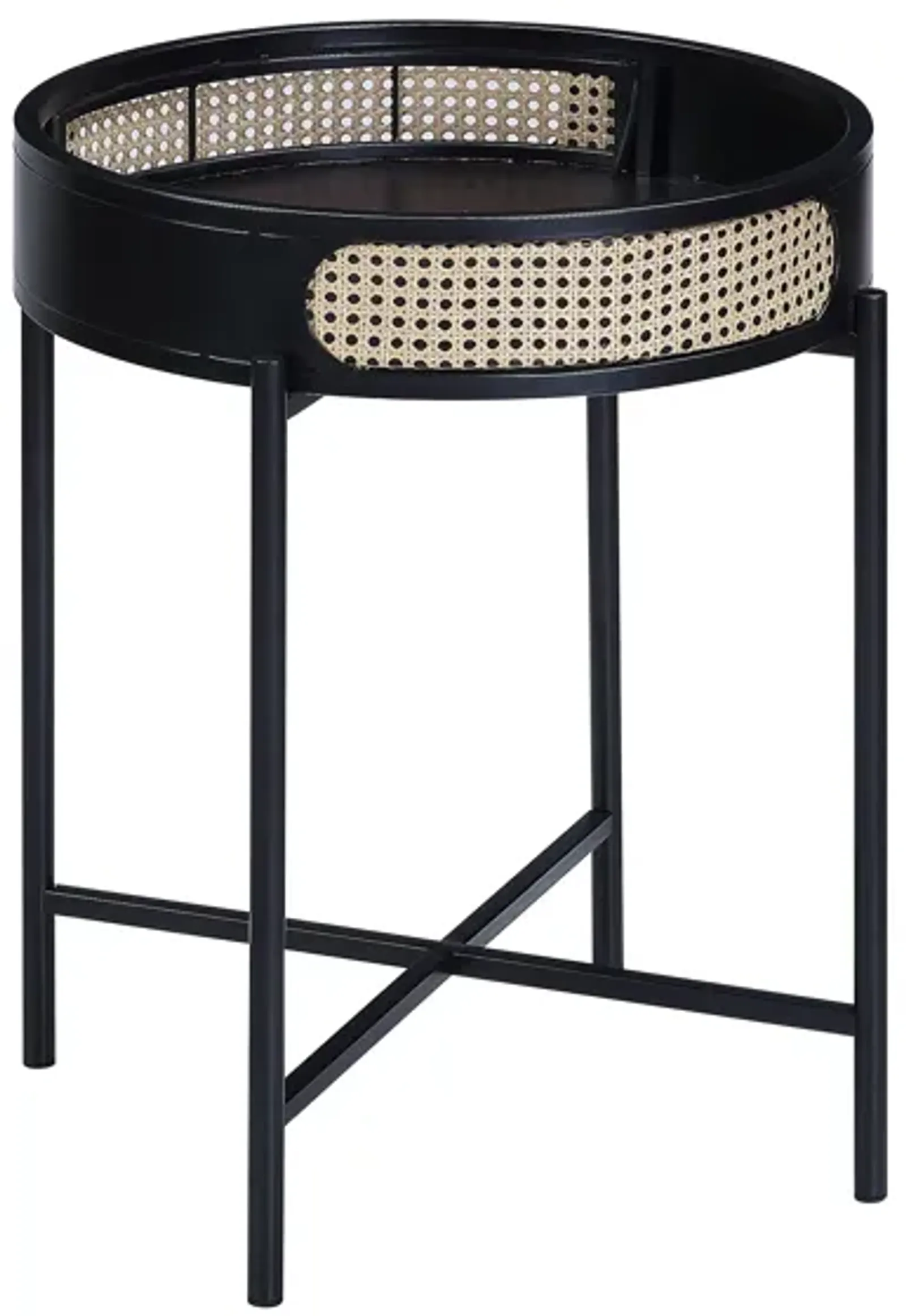 ACME Colson End Table, Black Finish