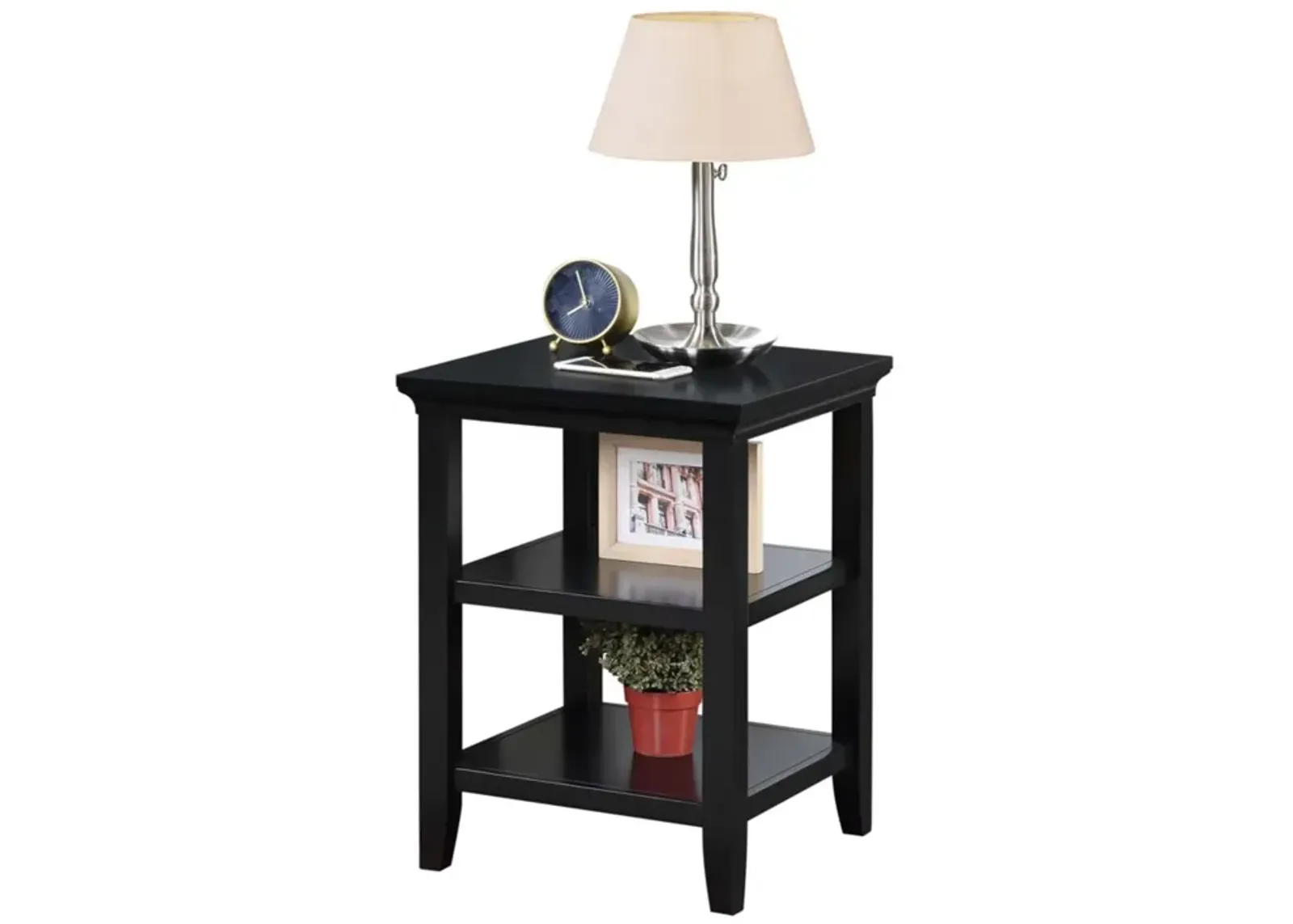 Tribeca End Table with Shelves