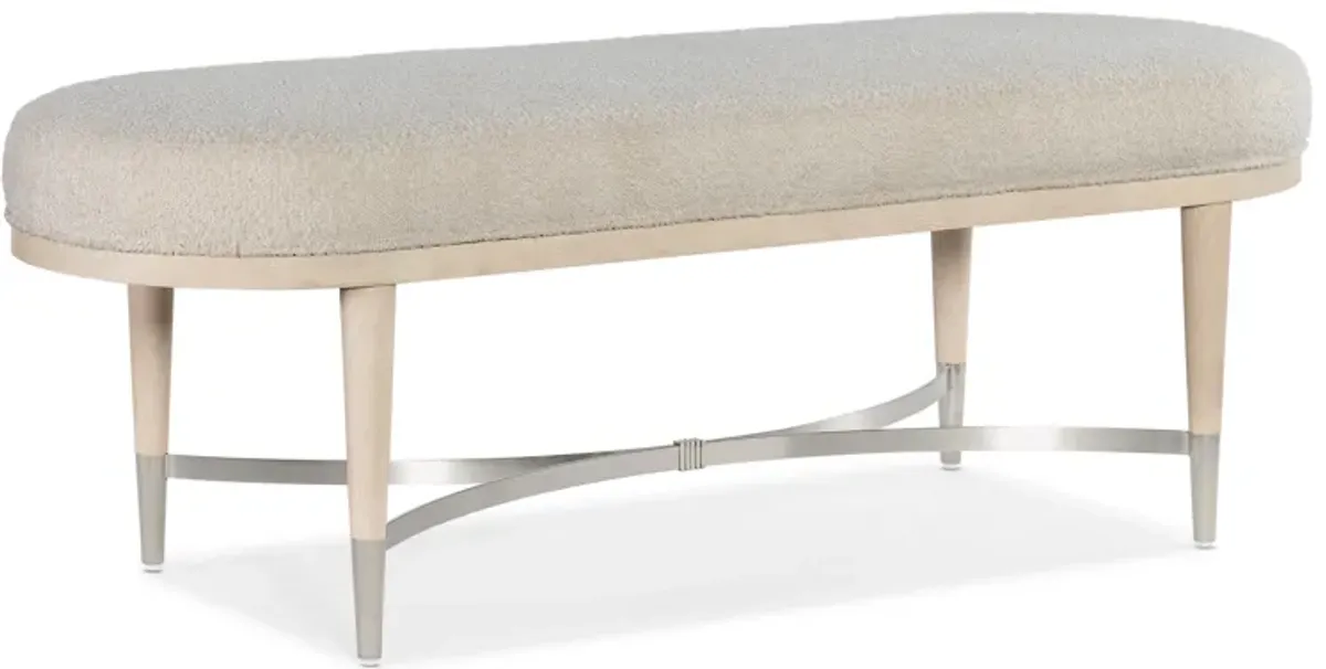 Nouveau Chic Upholstered Bench