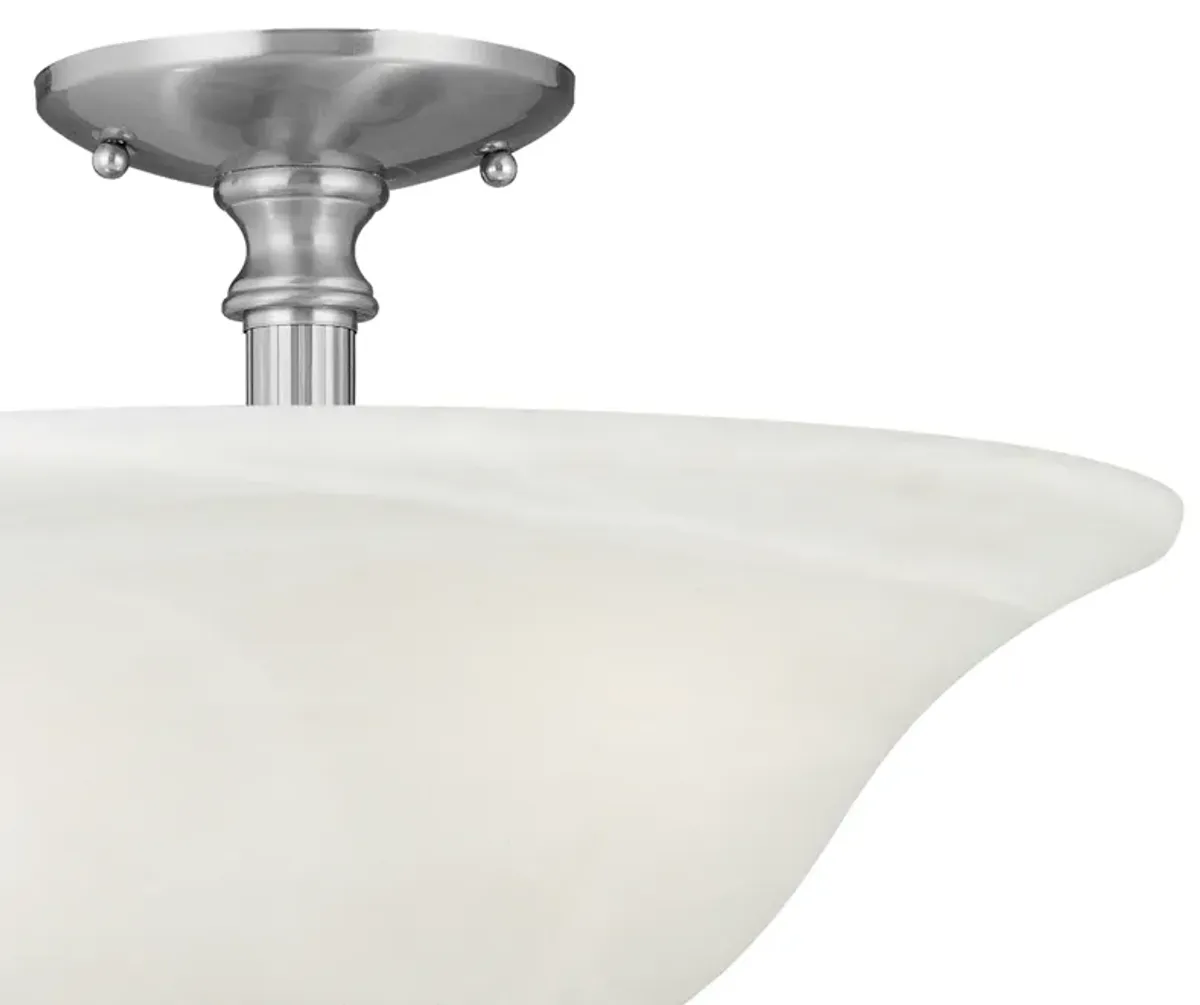 Riva 16'' Wide 3-Light Semi Flush Mount