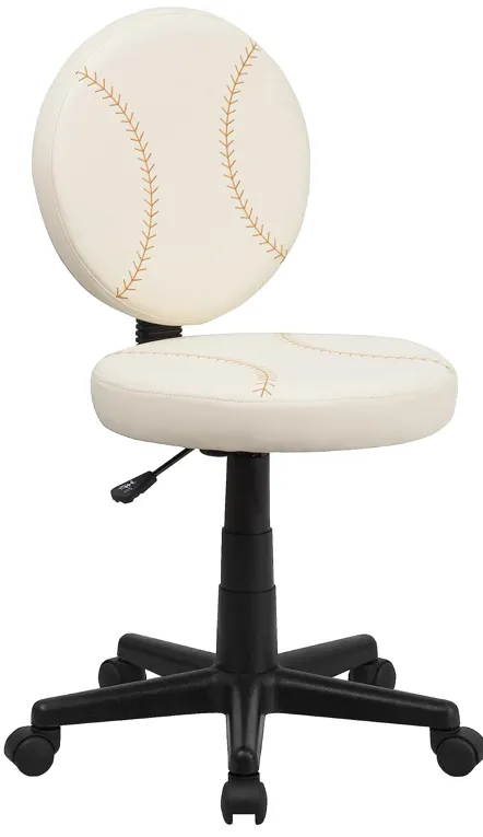 Flash Furniture Jonathan Baseball Swivel Task Office Chair